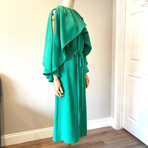 VALENTINO Belted Silk Dress It 38 - Picture 4 of 12